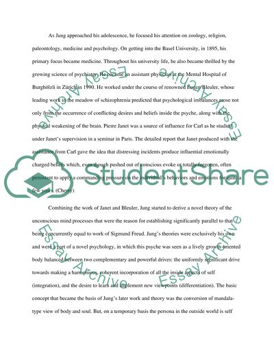 Jungs Role in the History of Psychotherapy