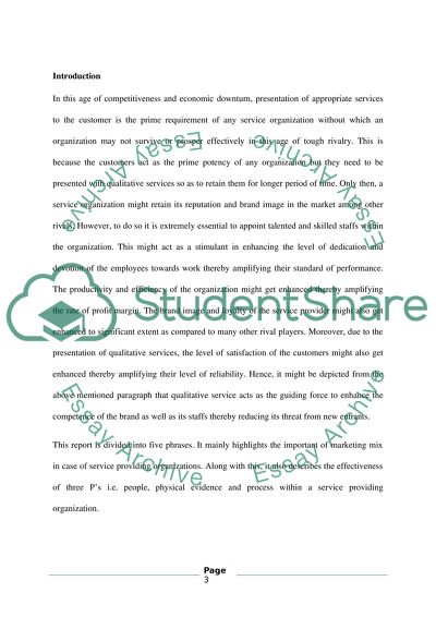 service sector essay in english