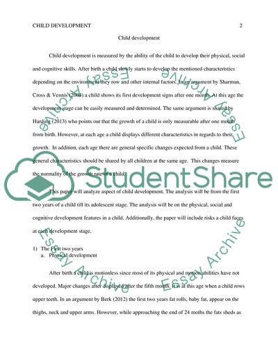 Aspect of Child Development