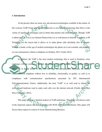 Voice over Internet Protocol