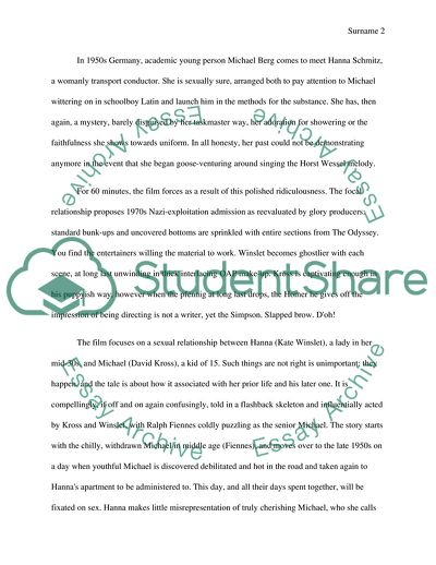 The Analysis of The Reader