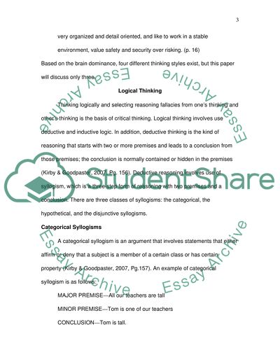 Thinking and Decision Making Paper