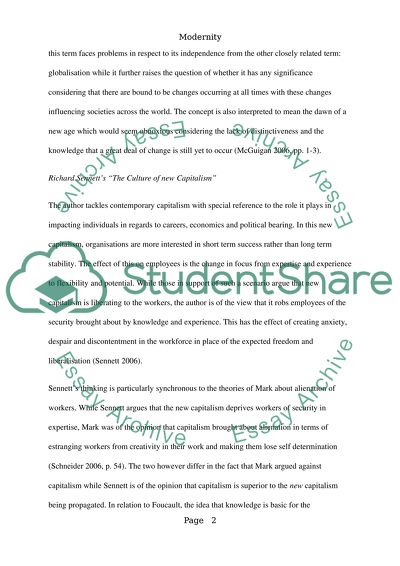 Modernity and Postmodern Culture