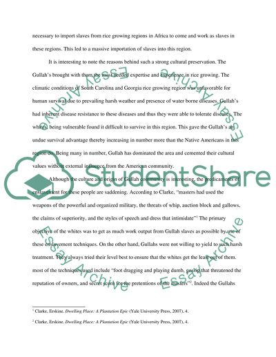 The Gullah Community