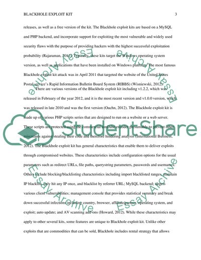 Blackhole Exploit Kit