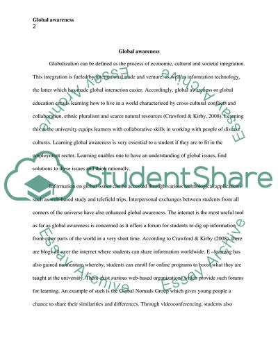 Fostering Students Global Awareness