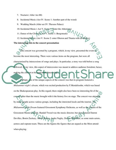 The Adventist Church National City Concert Report