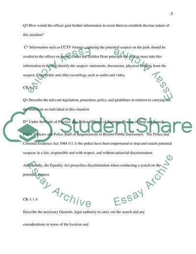 Under the Code of Practice