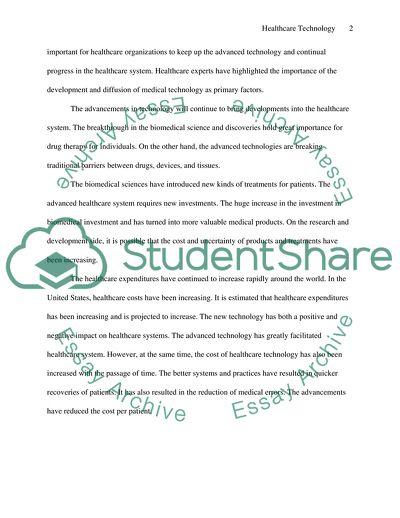 Emerging Technologies in Healthcare