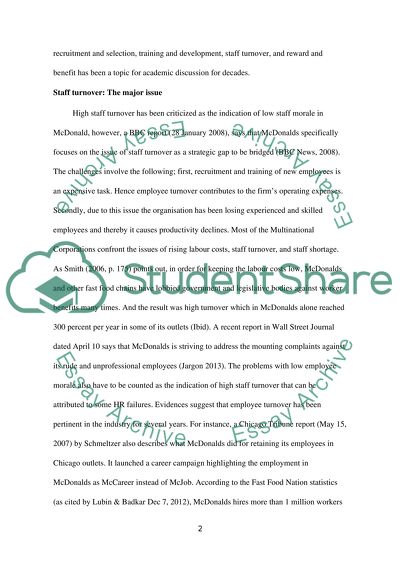 Mcdonalds corporation essay image