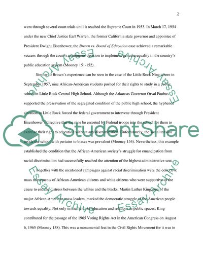 The Civil Rights Movement: Emancipation from Racial Discrimination