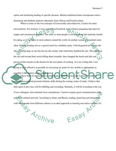 Intercultural communication