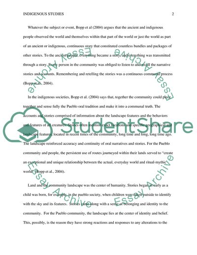 Modes of Learning in Indigenous Education