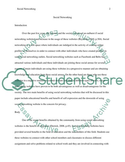 social networking service essay in english