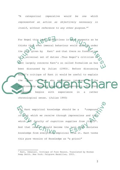 Reflective Essay Thesis What Is Hegels Critique Of Kant In Reason As Testing Laws Is Hegel Fair To Kant 1984 Essay Thesis also High School Essay Examples What Is Hegels Critique Of Kant In Reason As Testing Laws Is Hegel Argument Essay Paper Outline