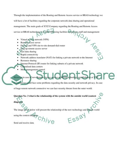 Network Implementation at XYZ Company