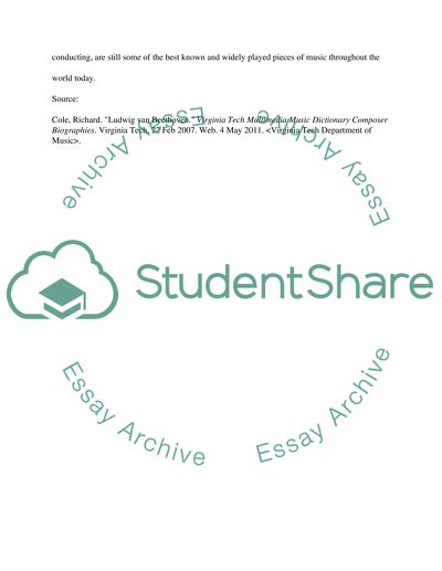 The Life of Ludwig Van Beethoven