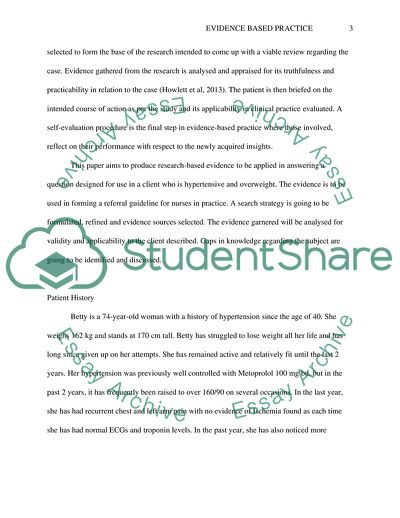 Evidence-Based Practice