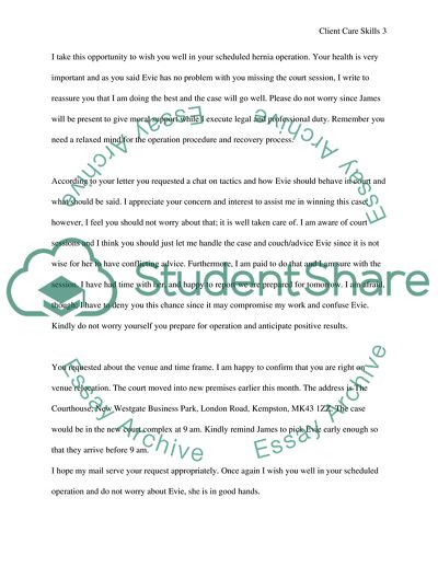 Client Care Skills - Kempston Magistrates Court Ruling on Evie Knowles Situation