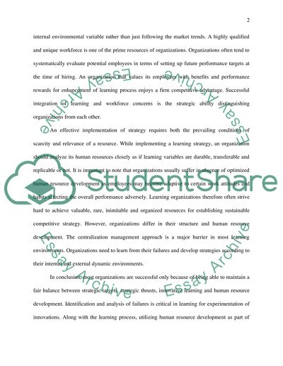 Strategic Targets, Strategic Thrusts, and Innovative Learning