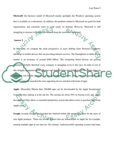 Apple, Google, and Microsoft Battle