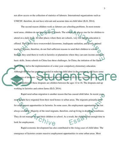 Child Labor in Chinas Garment Industry