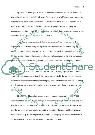 Case Study: The Super-Scooter