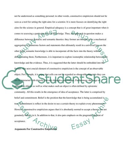 Philosophy of Science