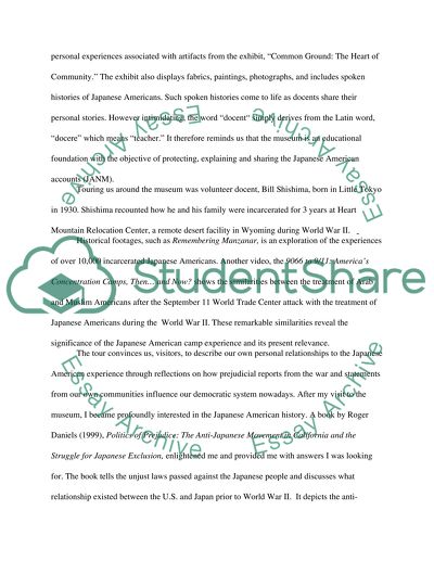 Learned from the Japanese American National Museum