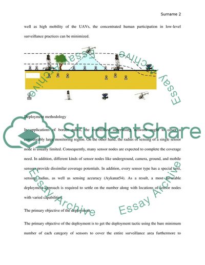 BORDER SURVEILLANCE USING WIRELESS SENSOR NETWORK