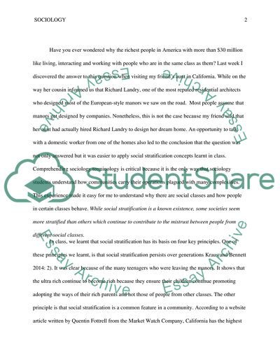 Sociology: Social Stratification