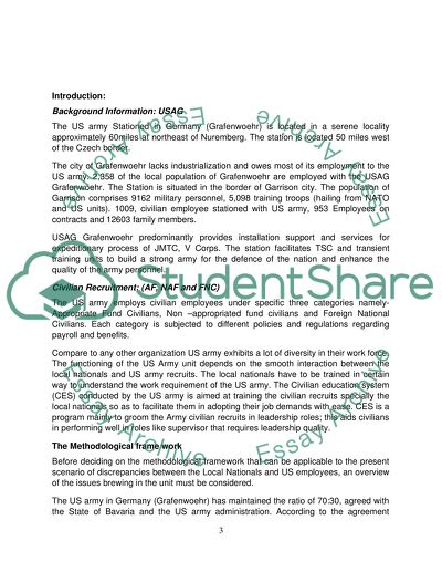 Civilian Employment With the Us Army in Germany