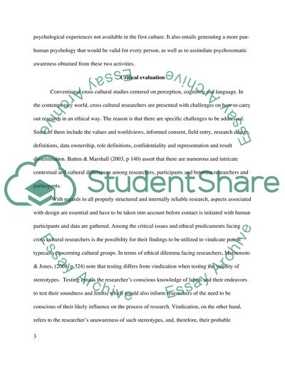 Is It Important to Pay Attention to Cultural Differences in Psychological Research