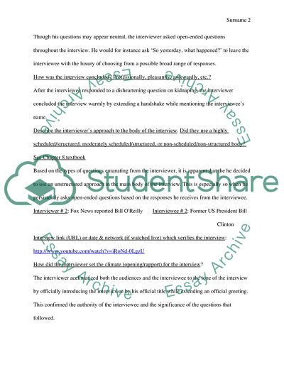 Interview Issues Analysis