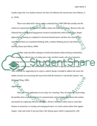 Online learning and cultural issues