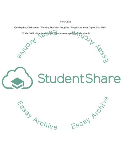 Treating Physician Drug Use