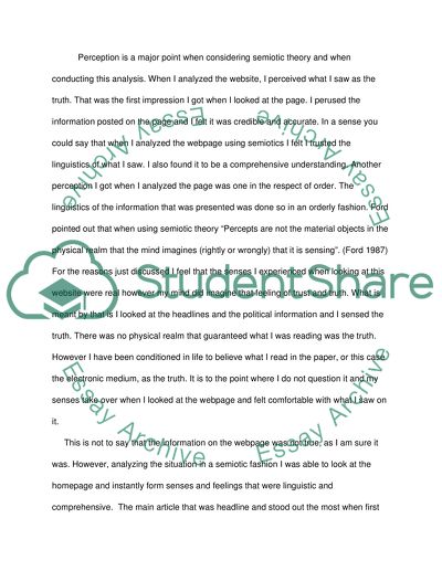 An Analysis of the Website