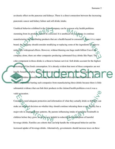 Is Coke good for our health or not Conclusion