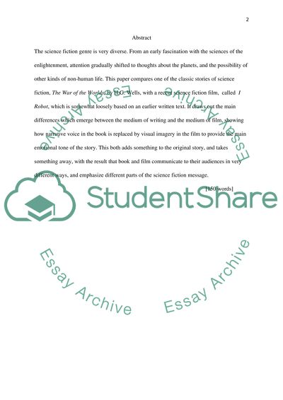 Science Fiction: The War of the Worlds by H.G. Wells