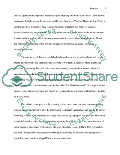 West civilization history