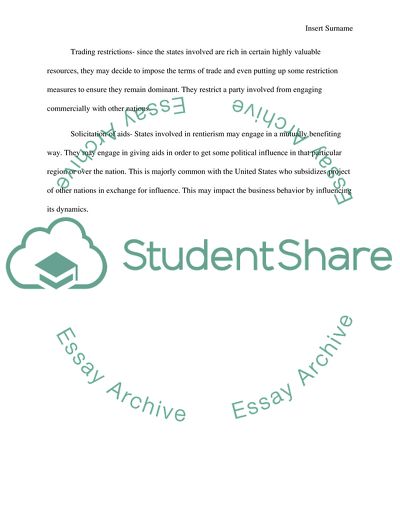 Rentier state theory