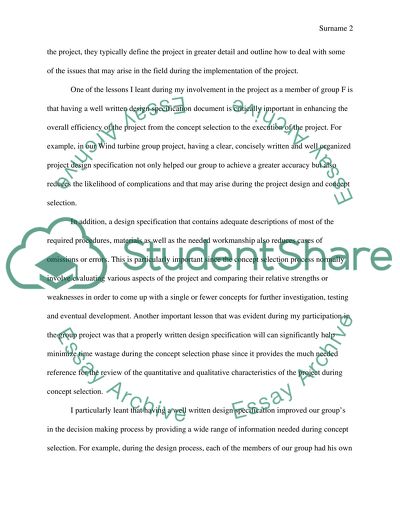 Wind Turbine Group Project Evaluation