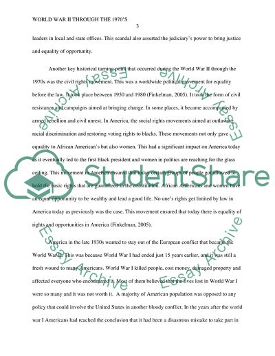 World war 2 research paper