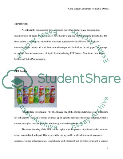 Containers for Liquid Drinks