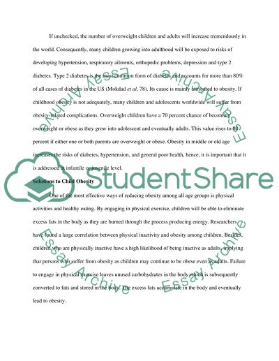 Child Obesity in the US