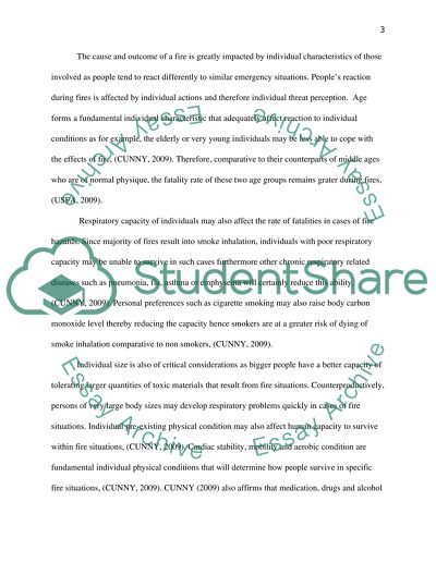 Human Behavior - Impact on the Cause and Outcome of a Fire