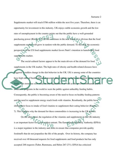 Nutri Natural, Herbal and Vitamin Supplements on the United Kingdom Market