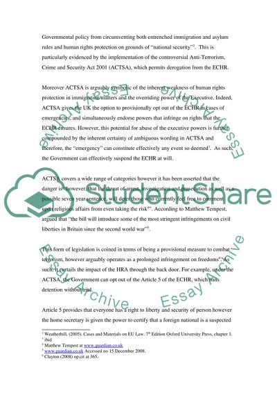 The Governments Immigration Law and Policy