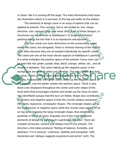 Drawing a Comparison between Single Gun Theory by Polly Apfelbaum and Parents and Children by Matthew Ritchie