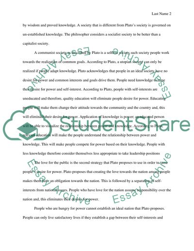 Plato versus Aristotle Political Philosophy